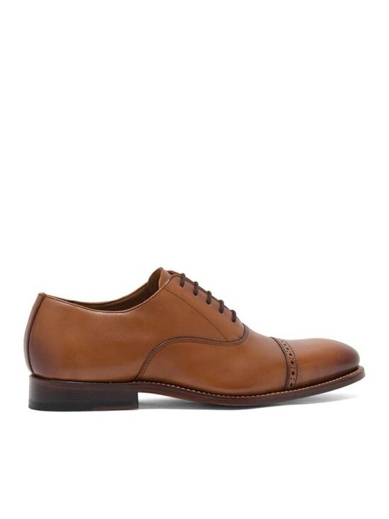 Allen Edmonds Men\'s Brady Cap Toe Oxford Shoes Walnut Sz 8 main image 6